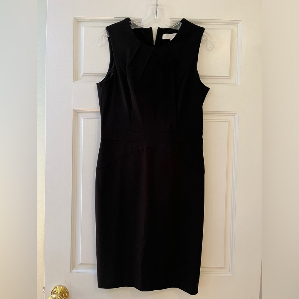 Loft black dress size 4